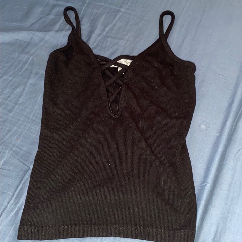 Black crop top/ Charlotte Russe
